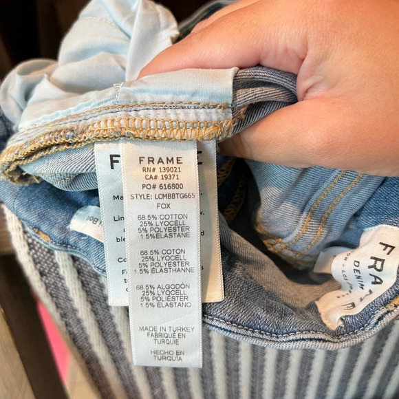 Frame women’s Le crop mini boot jeans size 26 - Picture 9 of 12